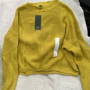 Yellow sweater